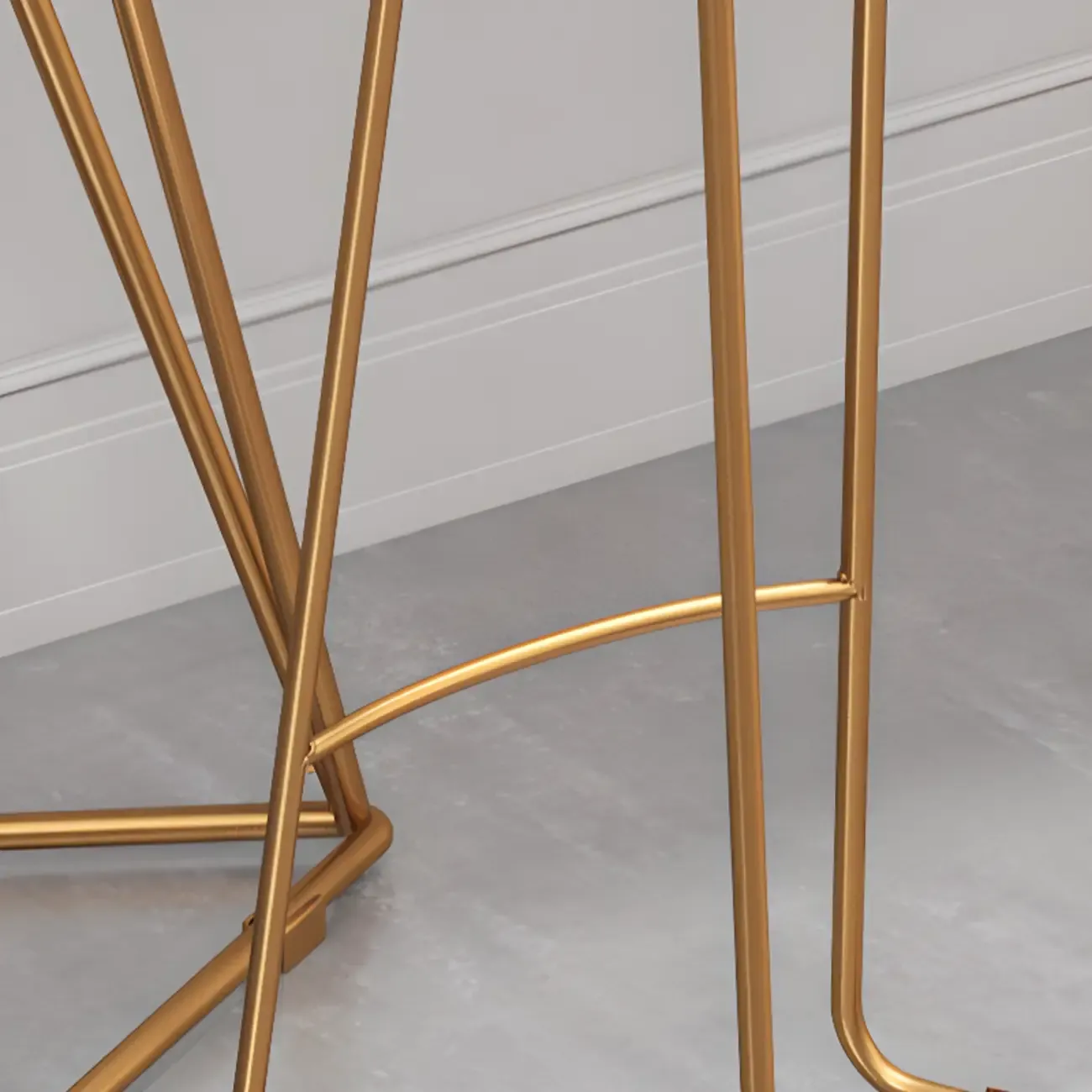 Glam Natural Finish Wooden Fixed Top Bar Tables Image - 6