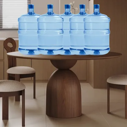 Modern Walnut Solid Wood Round Dining Table Image - 7