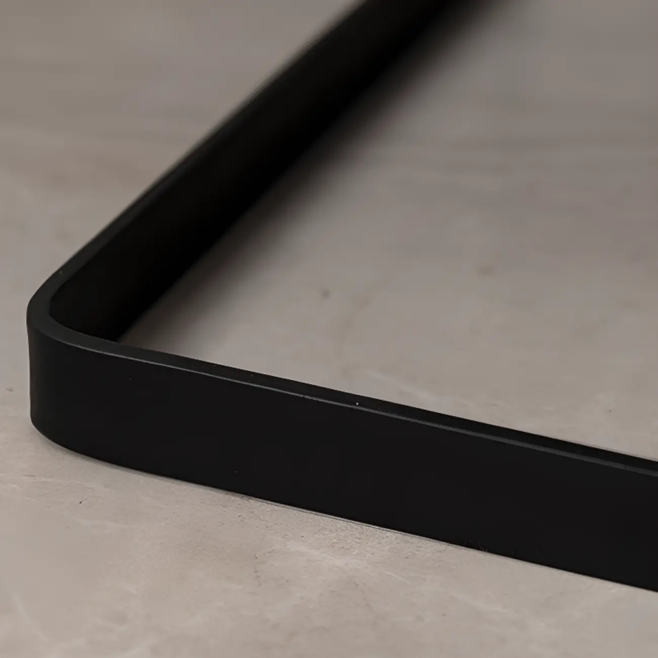 Modern Black Wood Compact Drawer Nightstand Image - 7 | homeyfad