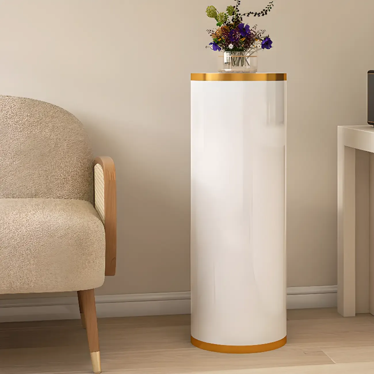 Rotatable Cylindrical Metal Shoe Storage Cabinet  Image - 12