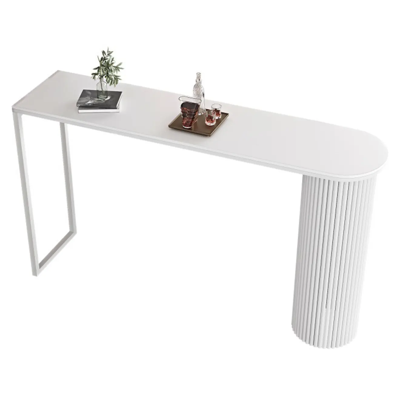 Modern Irregular Stone Metal Bar Tables Image - 7 | homeyfad