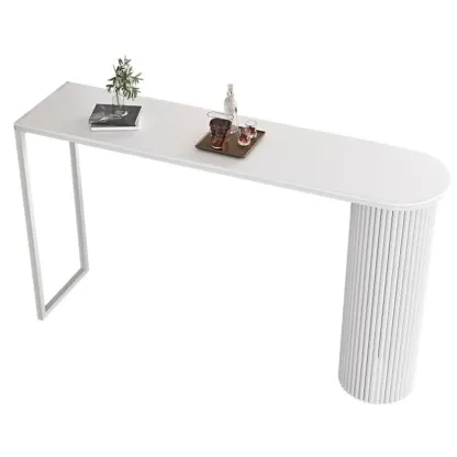 Modern Irregular Stone Metal Bar Tables Image - 7