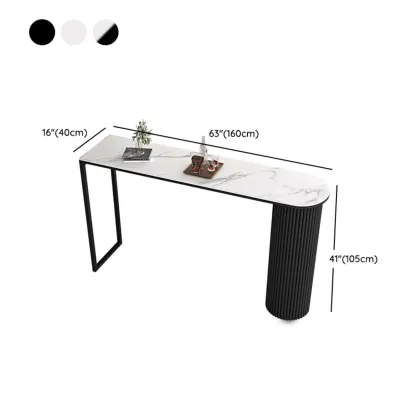 Modern Irregular Stone Metal Bar Tables Image - 12
