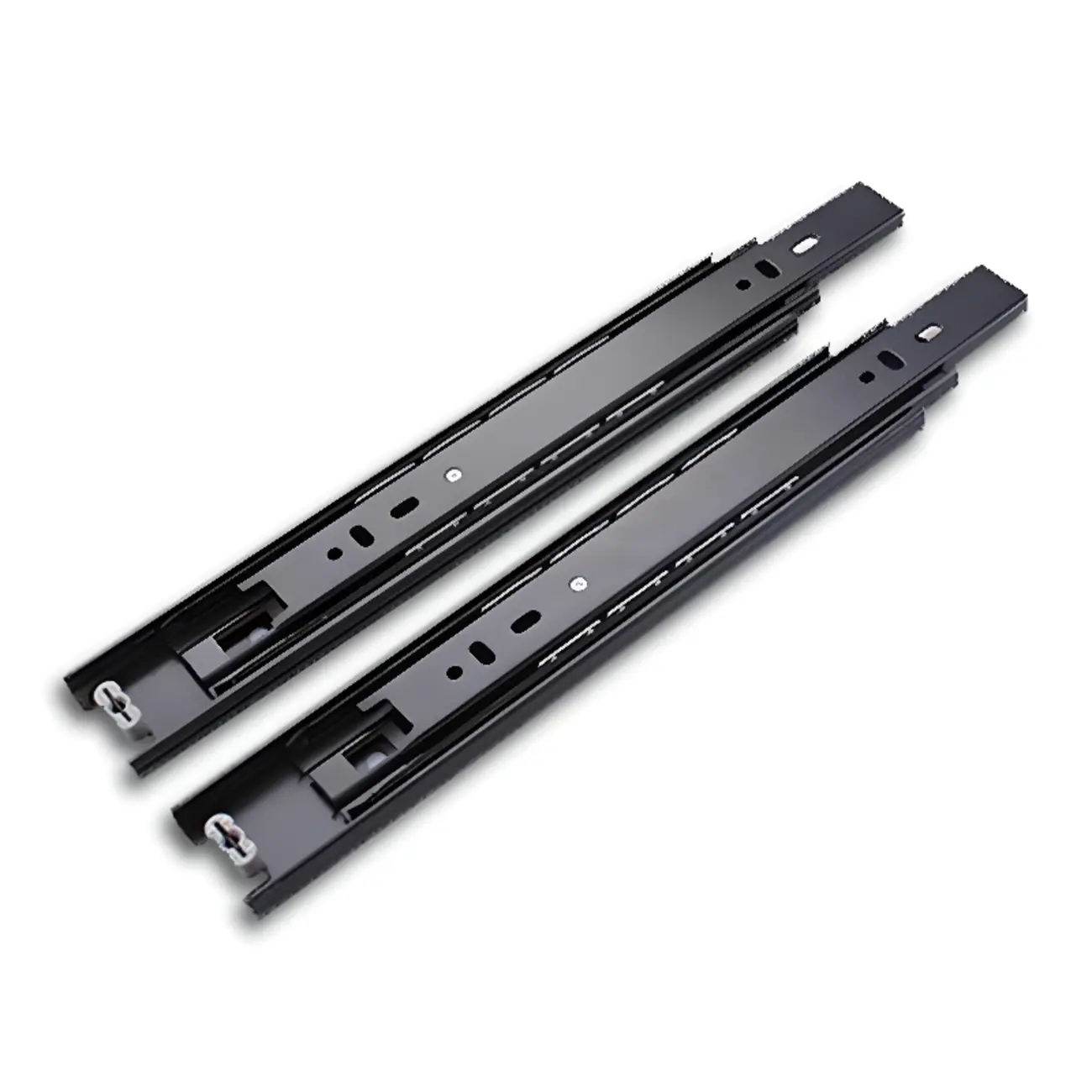 Modern Leather Tray Stone Top 2 Drawers Nightstand Image - 13 | homeyfad