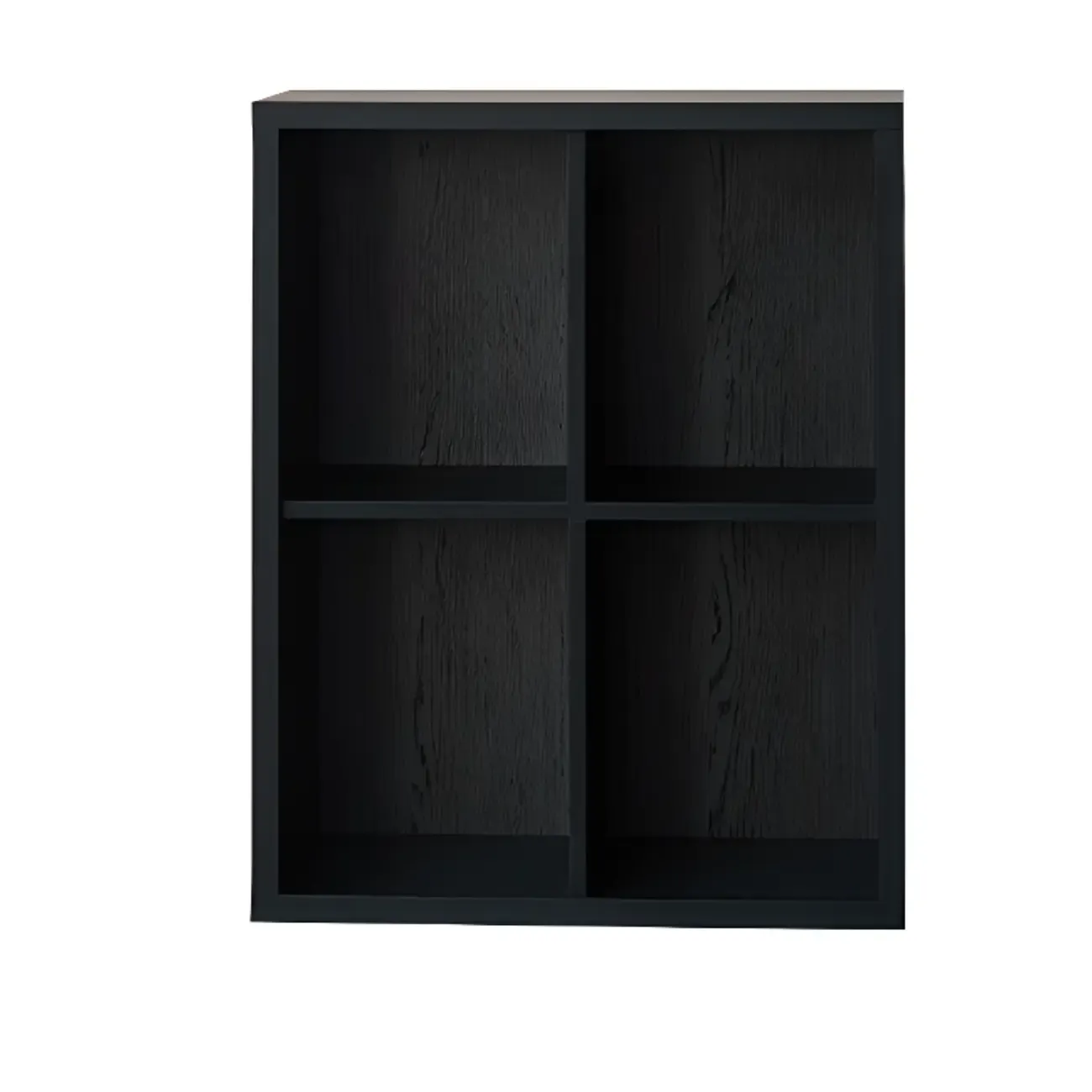 Black Horizontal Bookcases Cube Organizer Closed Back Image - 10