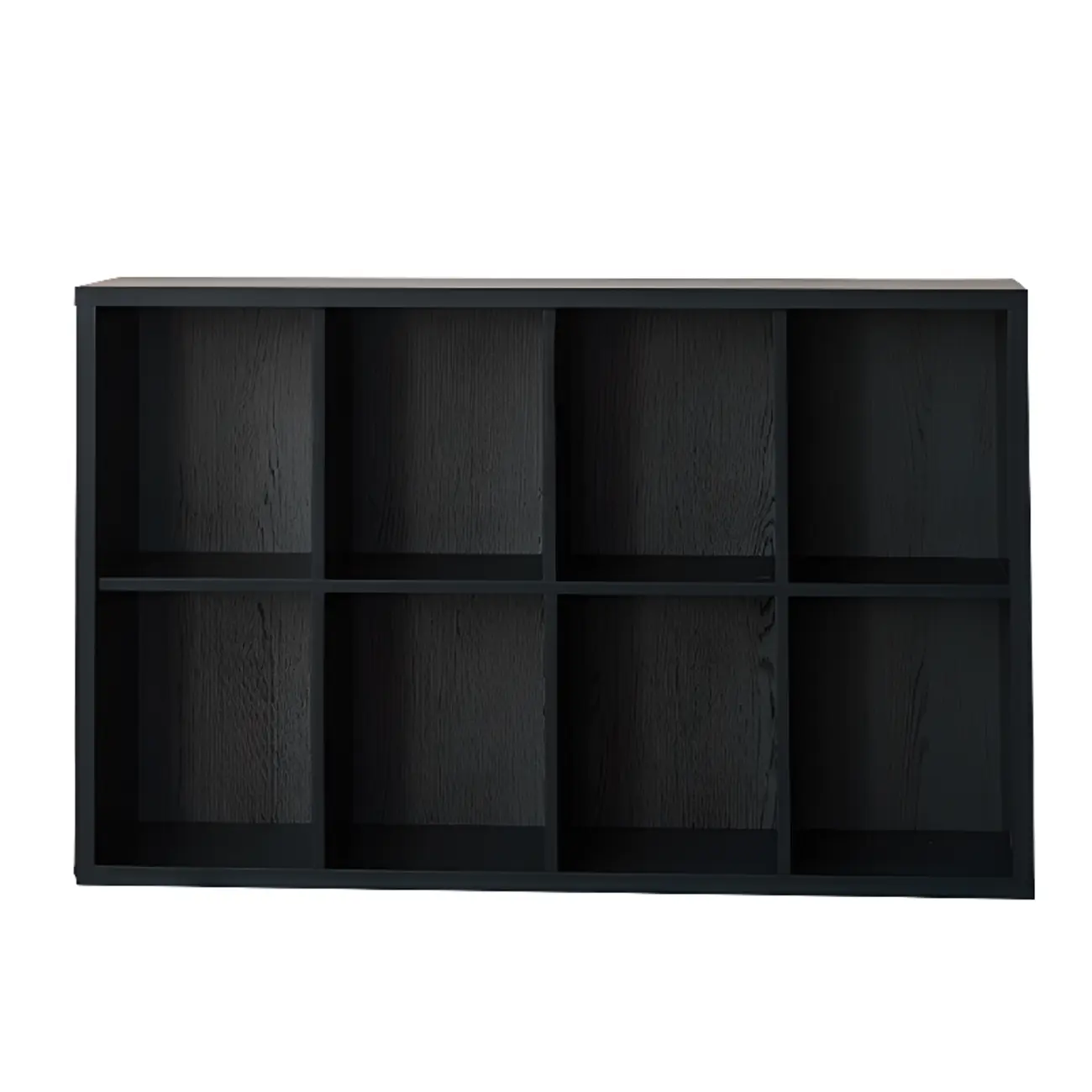 Black Horizontal Bookcases Cube Organizer Closed Back Image - 12 | homeyfad
