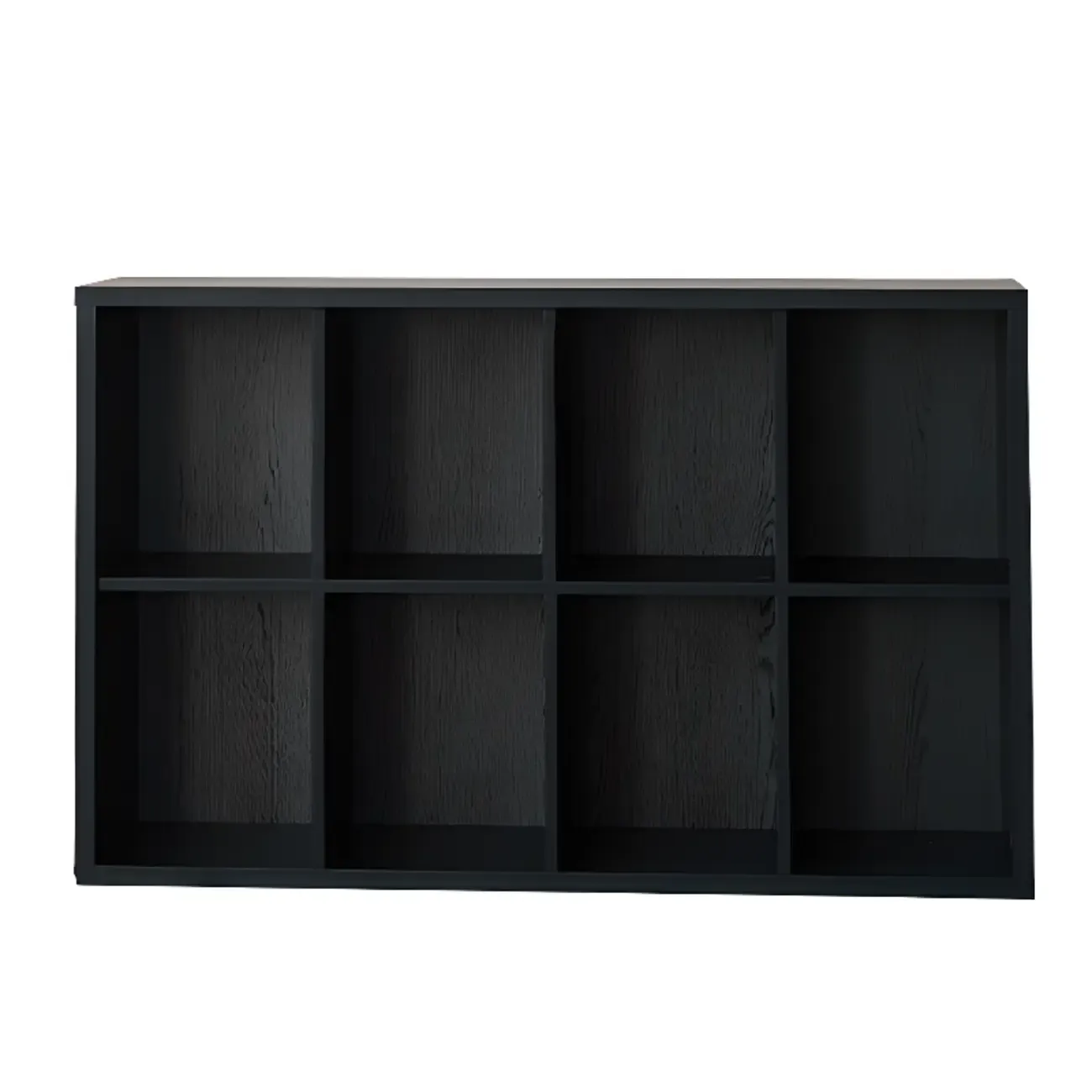 Black Horizontal Bookcases Cube Organizer Closed Back Image - 12
