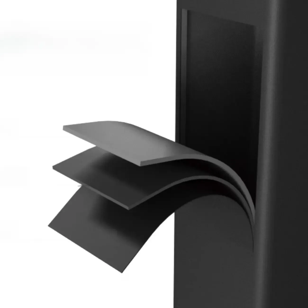 Modern Black Pine Wood Metal Bar Tables with Footrest Image - 10