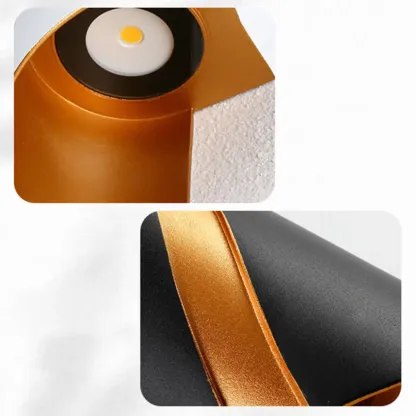 Modern 2-Light Abstract Metal Wall Sconce Image - 22