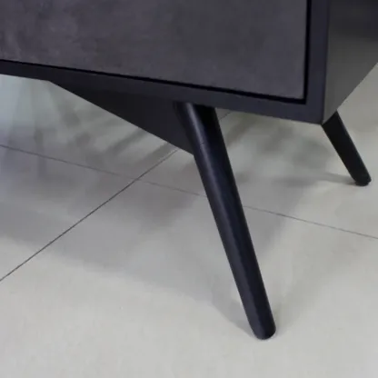 Elegant Grey Shoe Cabinet with Doors & Adjustable Shelves Image - 9