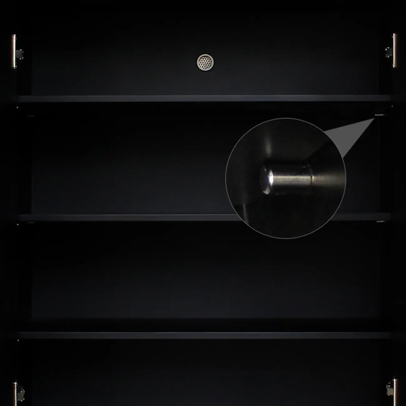 Elegant Grey Shoe Cabinet with Doors & Adjustable Shelves Image - 10 | homeyfad