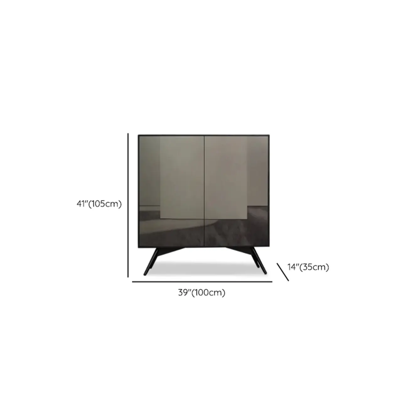 Elegant Grey Shoe Cabinet with Doors & Adjustable Shelves Image - 17 | homeyfad