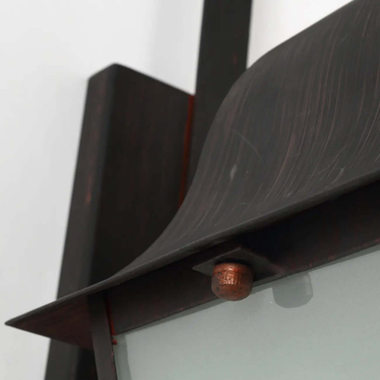 Vintage Black Outdoor Wall Light with Geometric Glass Image - 12 | homeyfad