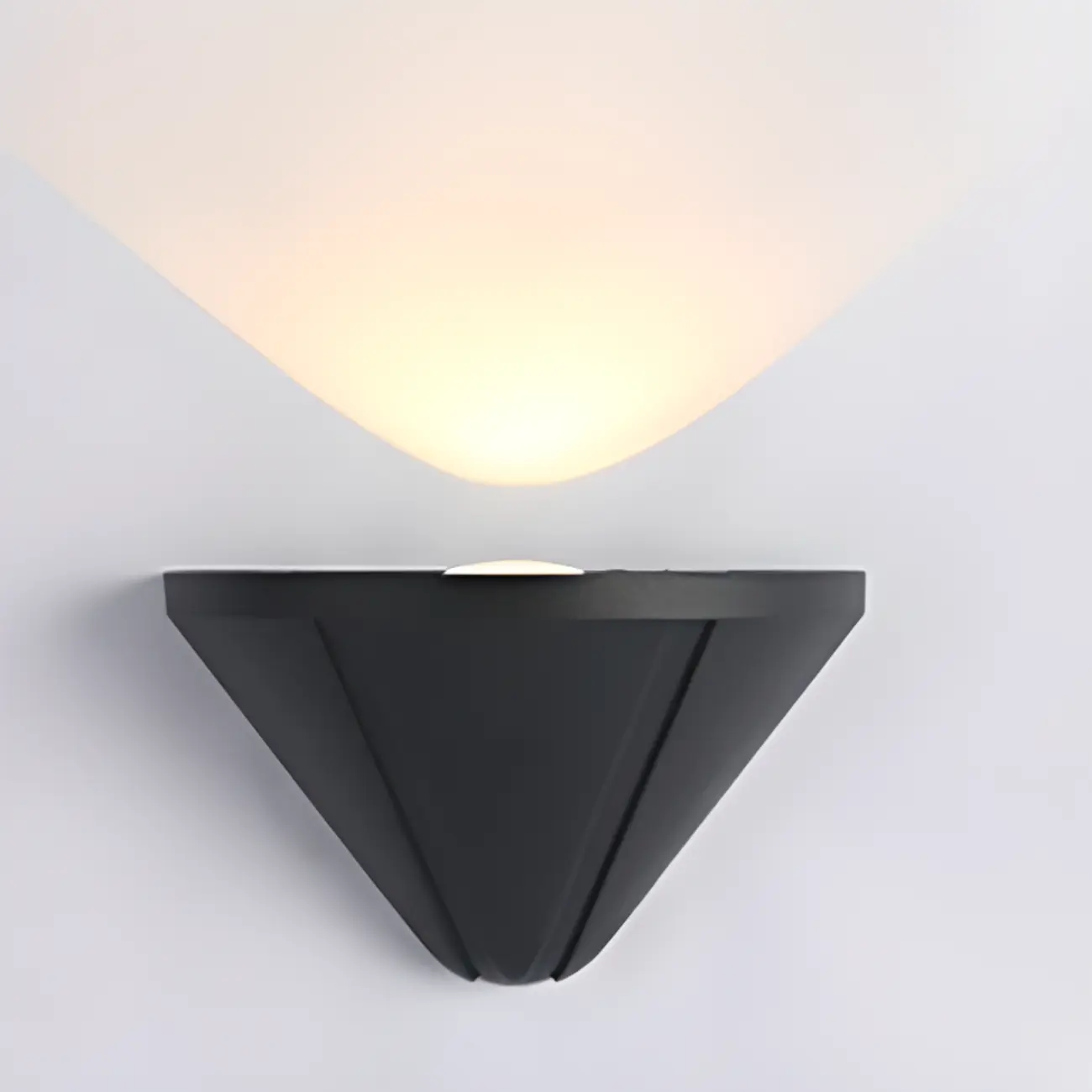 Modern Warm Light Black Metal Wall Sconce Image - 9 | homeyfad