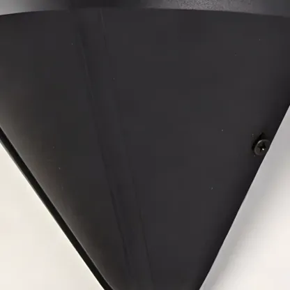 Modern Warm Light Black Metal Wall Sconce Image - 10