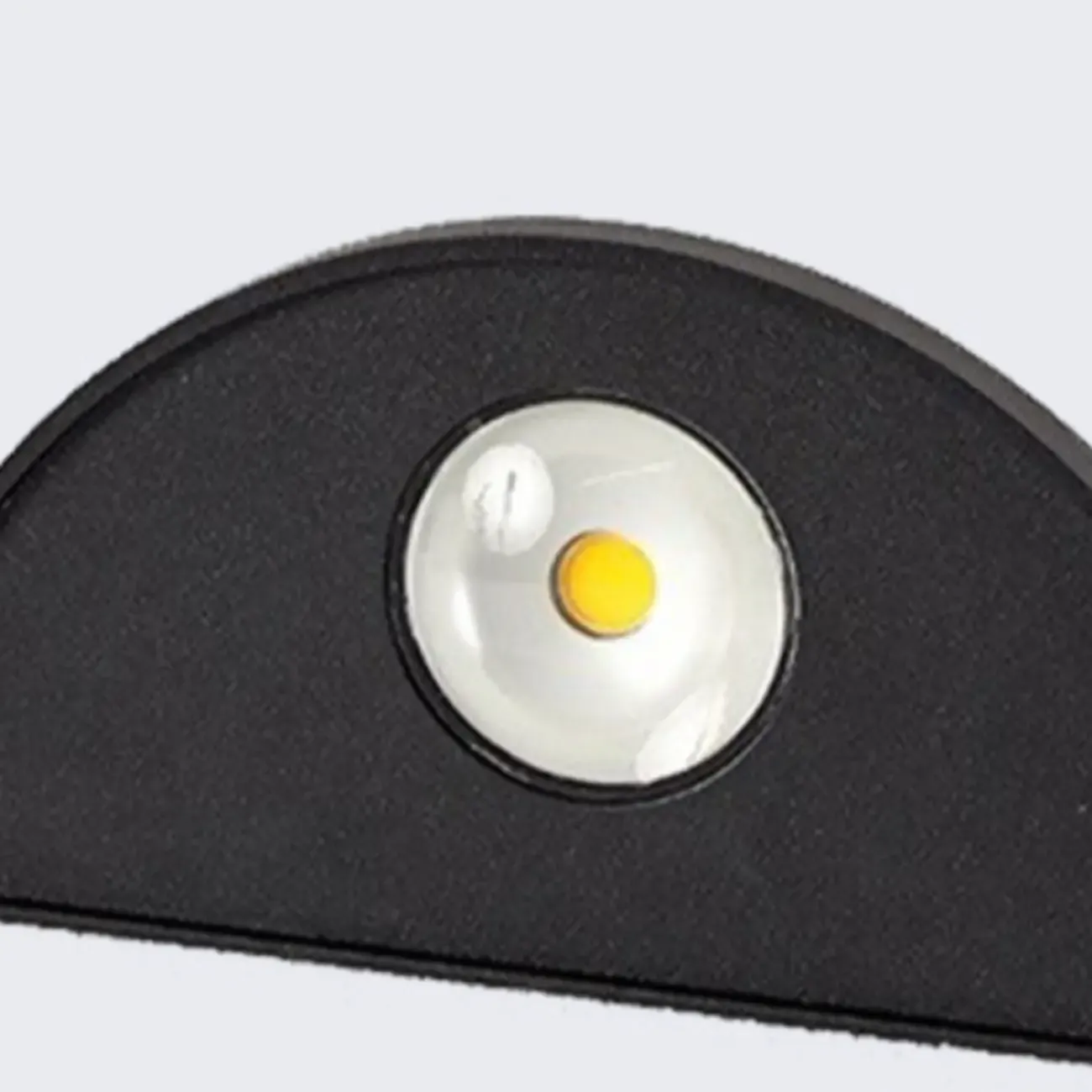 Modern Warm Light Black Metal Wall Sconce Image - 11