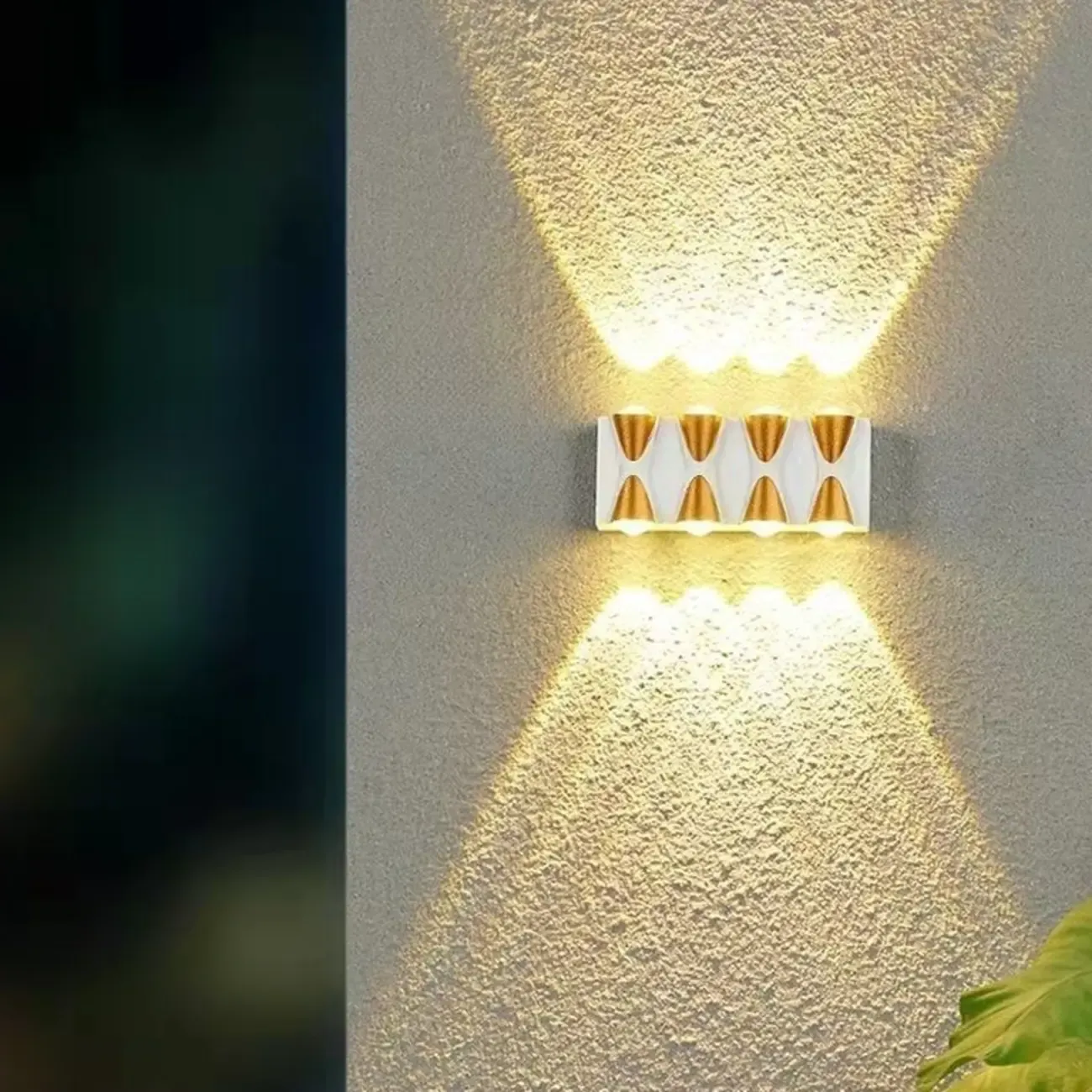 Multi-Light Metal Glass Charming Wall Sconce Image - 1