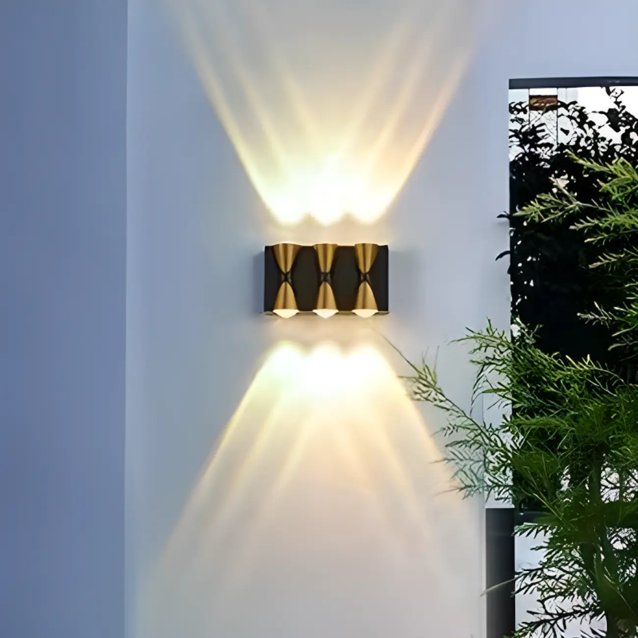 Multi-Light Metal Glass Charming Wall Sconce Image - 4 | homeyfad