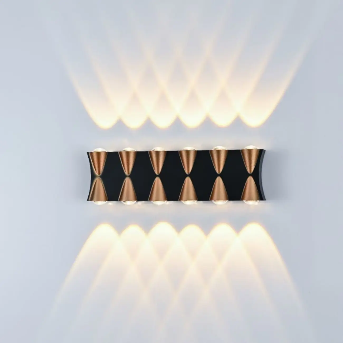 Multi-Light Metal Glass Charming Wall Sconce Image - 9 | homeyfad