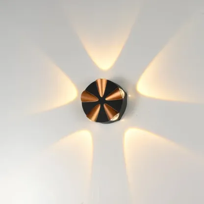 Multi-Light Metal Glass Charming Wall Sconce Image - 10