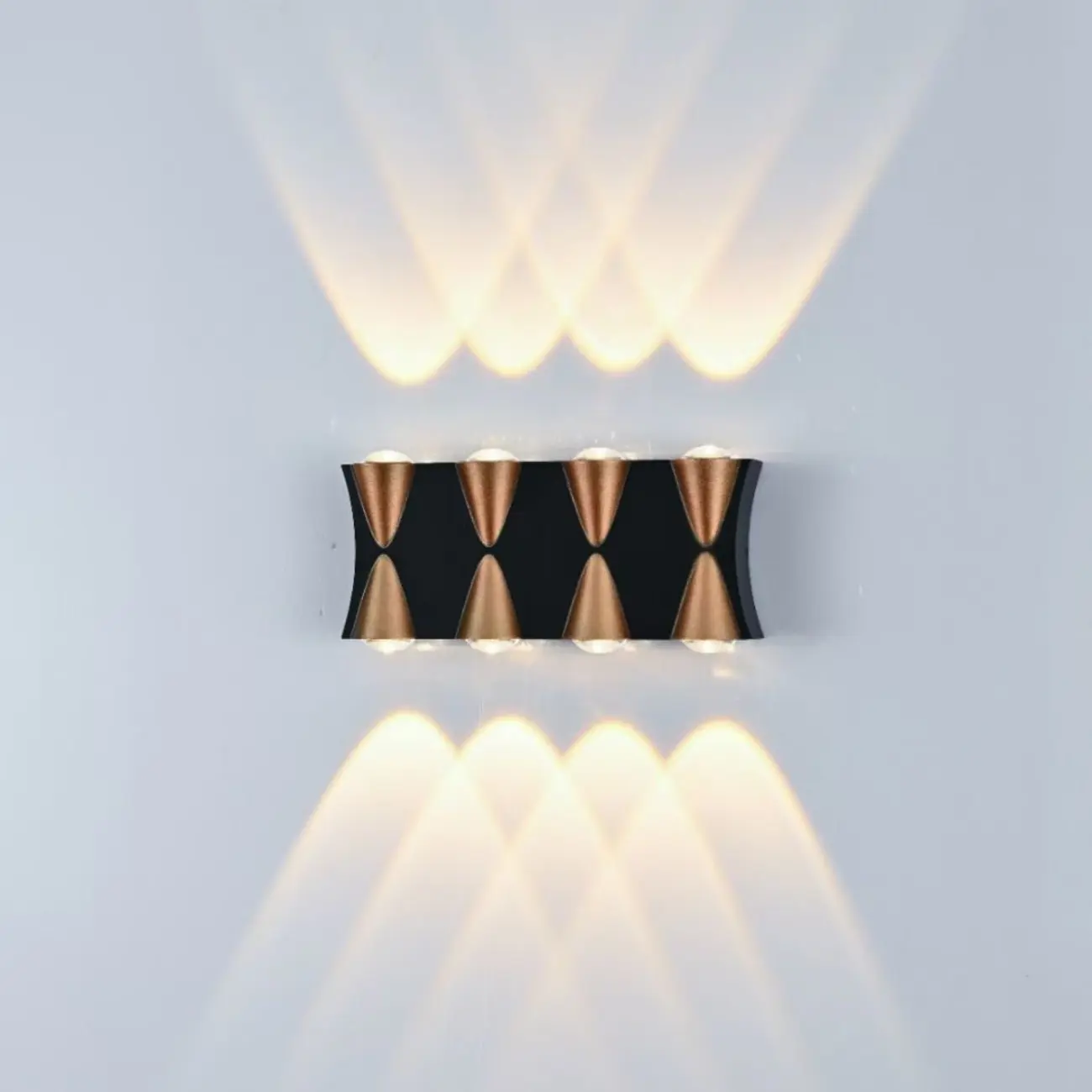 Multi-Light Metal Glass Charming Wall Sconce Image - 14 | homeyfad