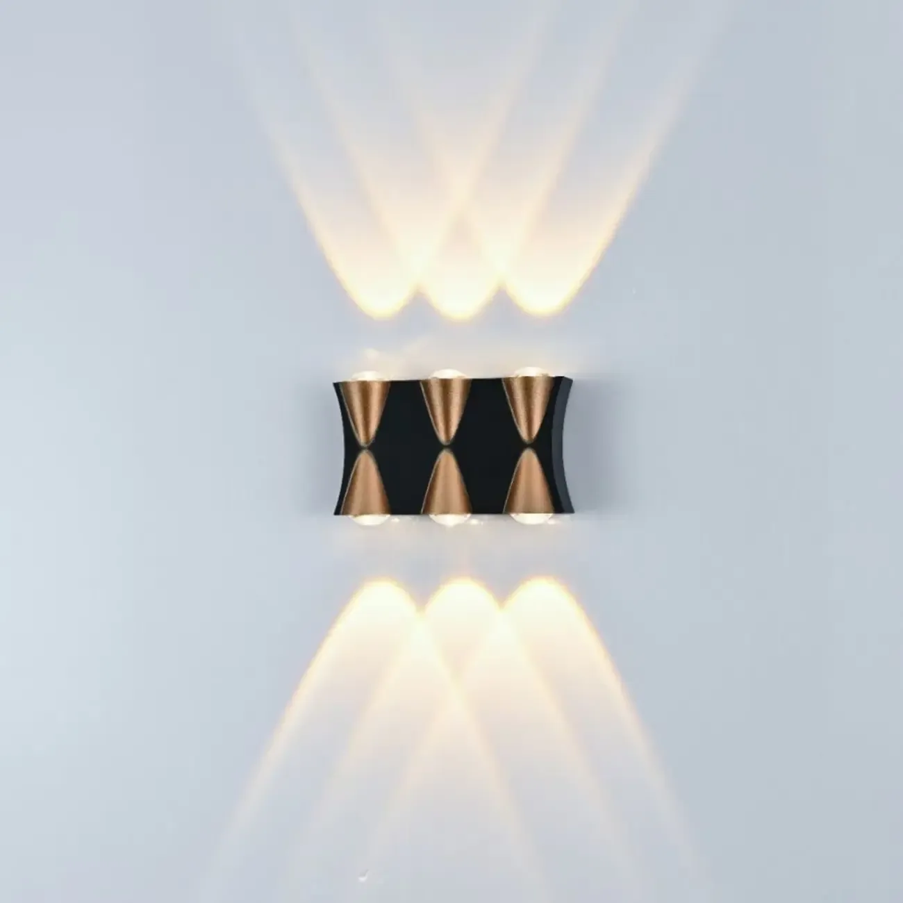 Multi-Light Metal Glass Charming Wall Sconce Image - 16