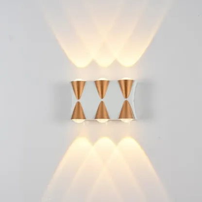 Multi-Light Metal Glass Charming Wall Sconce Image - 23