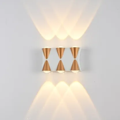 Multi-Light Metal Glass Charming Wall Sconce Image - 29