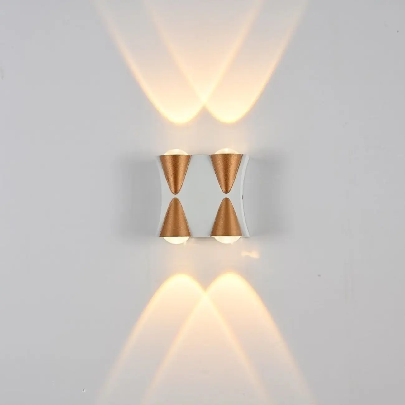 Multi-Light Metal Glass Charming Wall Sconce Image - 30 | homeyfad