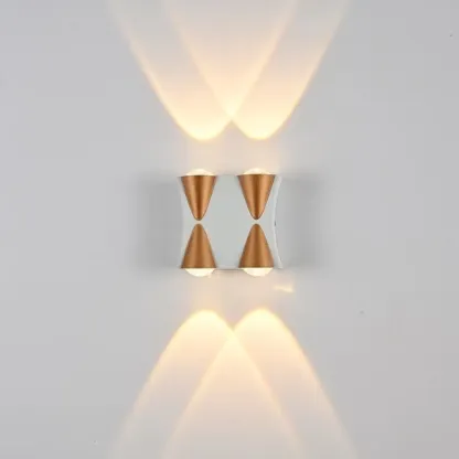 Multi-Light Metal Glass Charming Wall Sconce Image - 30