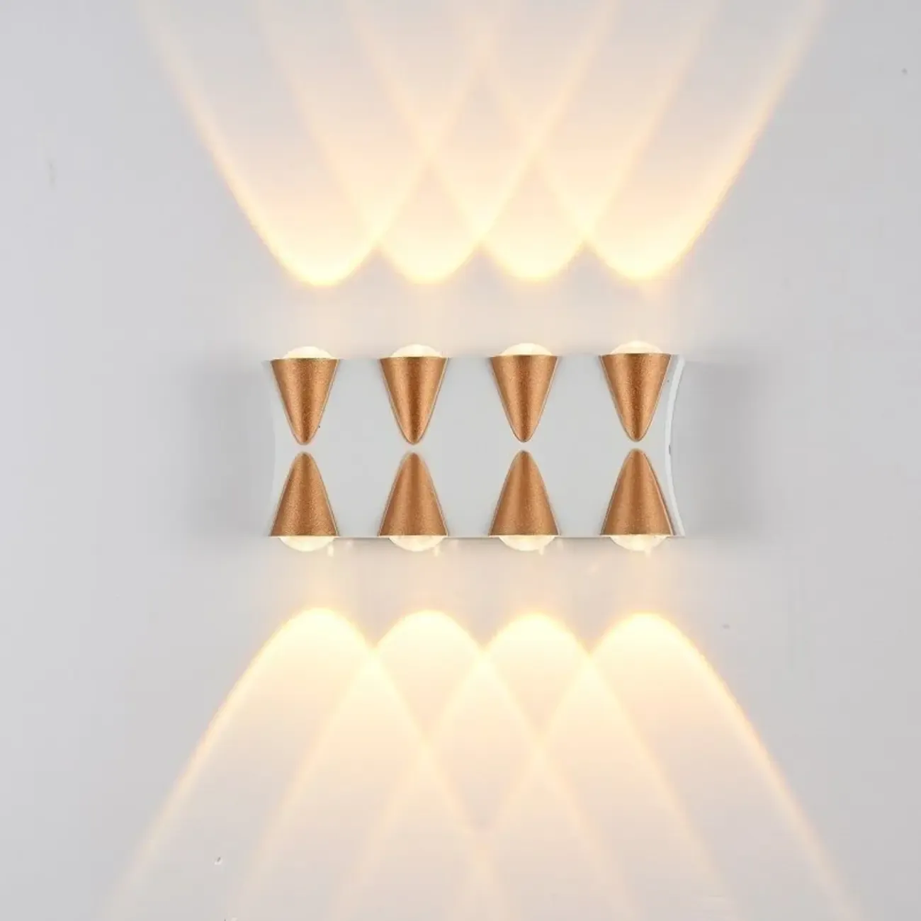 Multi-Light Metal Glass Charming Wall Sconce Image - 31