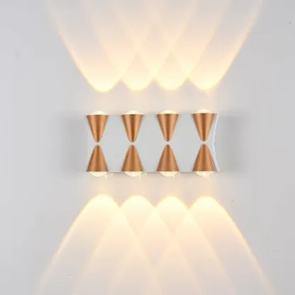 Multi-Light Metal Glass Charming Wall Sconce Image - 31