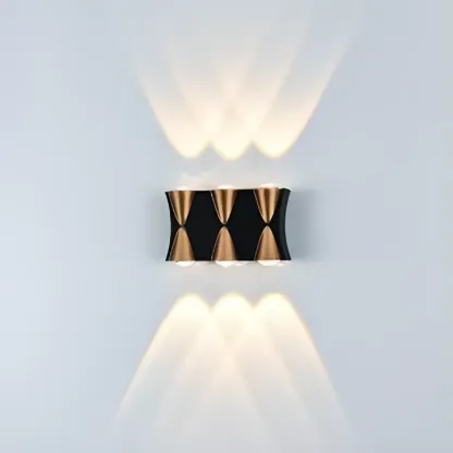 Multi-Light Metal Glass Charming Wall Sconce Image - 33