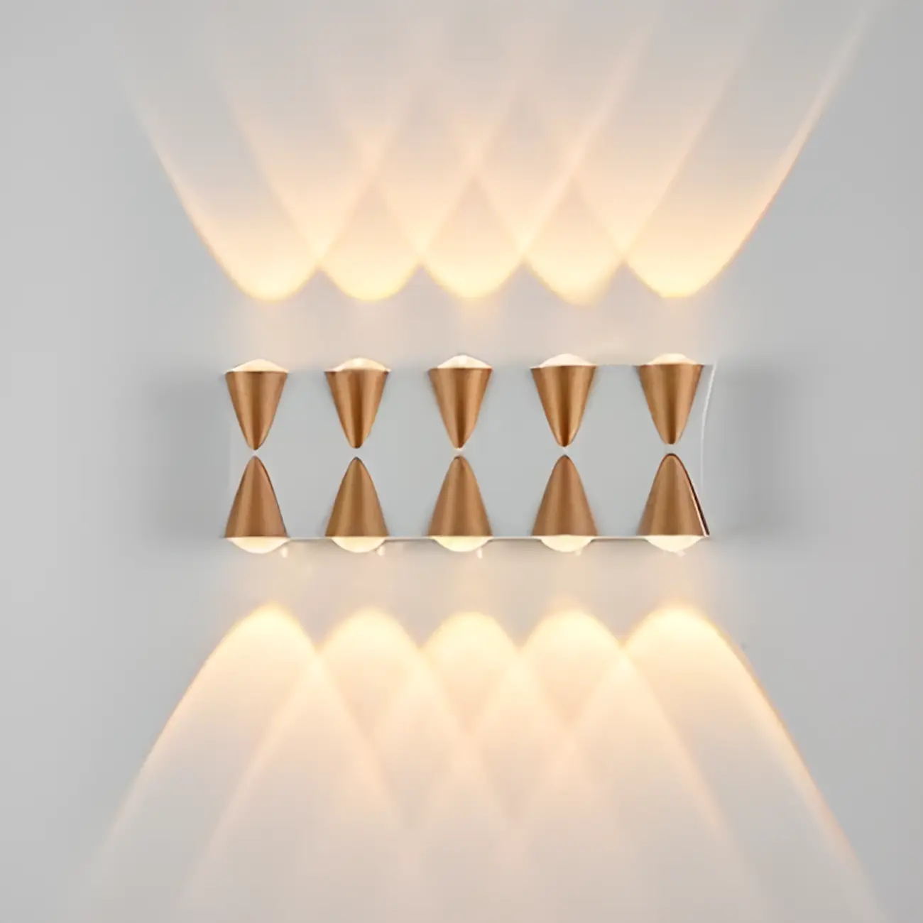 Multi-Light Metal Glass Charming Wall Sconce Image - 34 | homeyfad