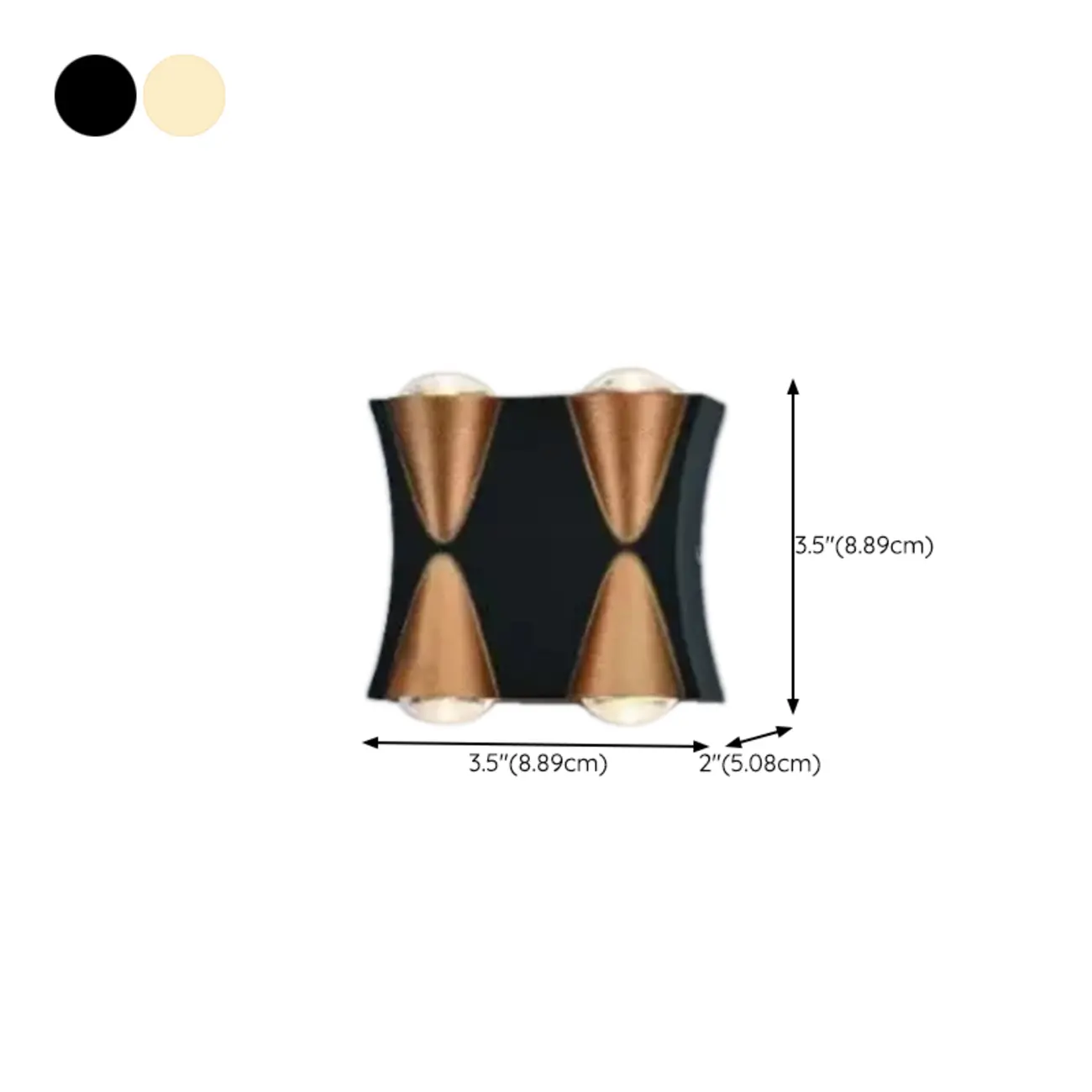 Multi-Light Metal Glass Charming Wall Sconce #size | homeyfad