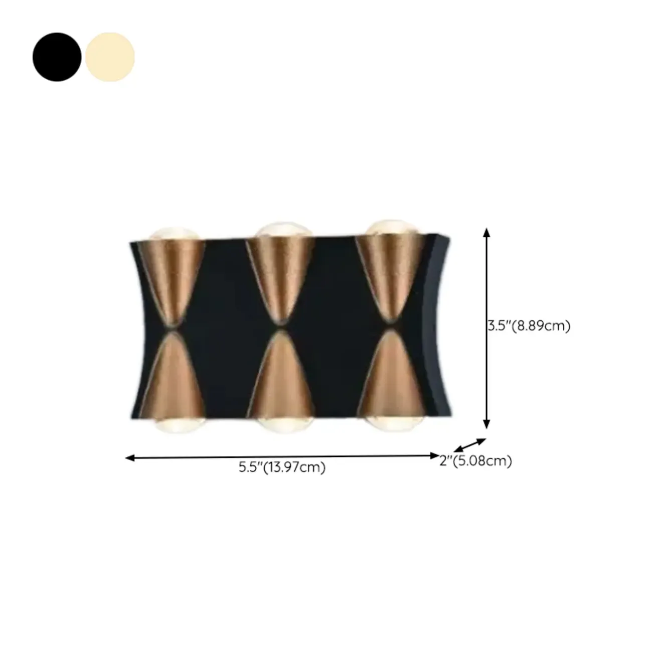 Multi-Light Metal Glass Charming Wall Sconce Image - 46