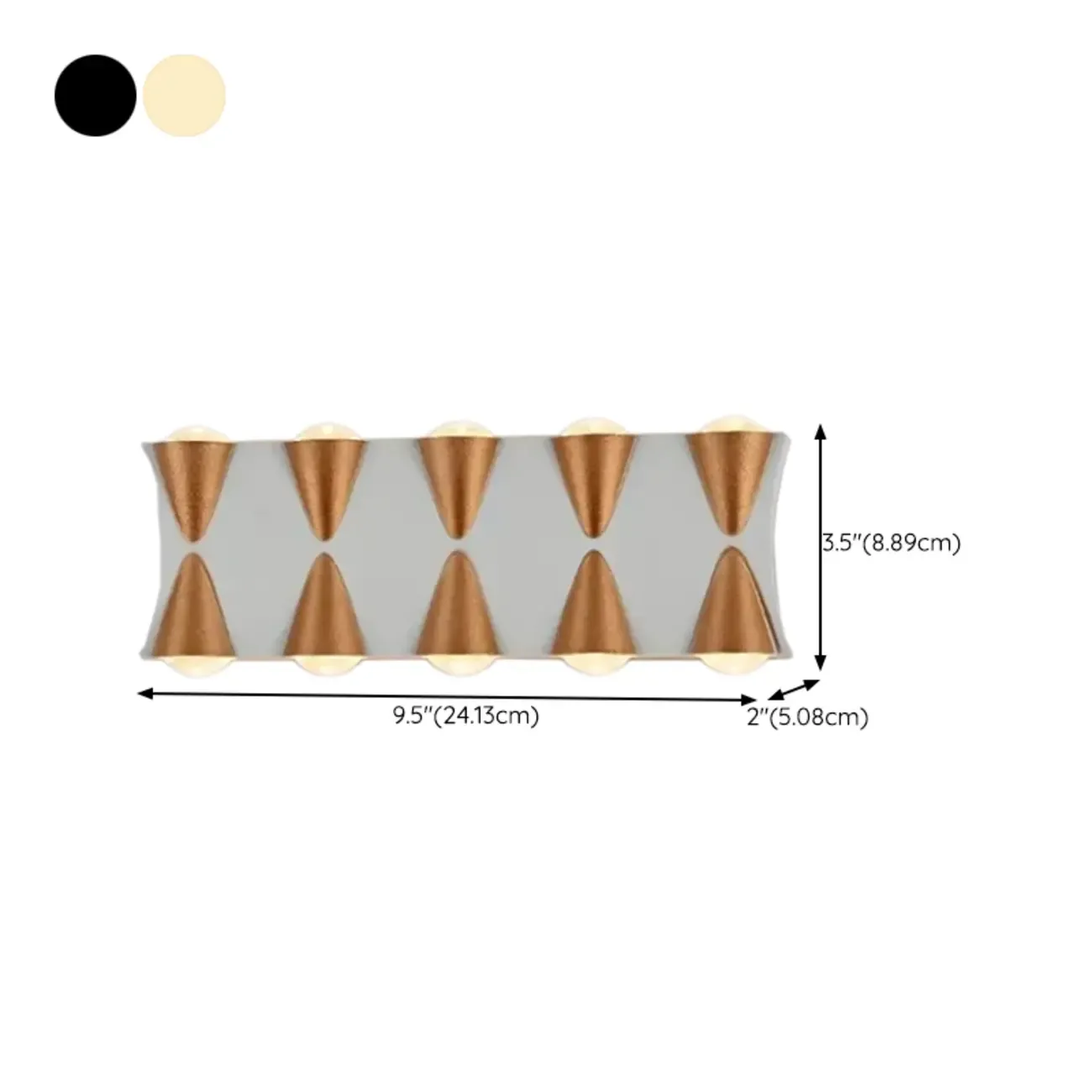 Multi-Light Metal Glass Charming Wall Sconce Image - 48