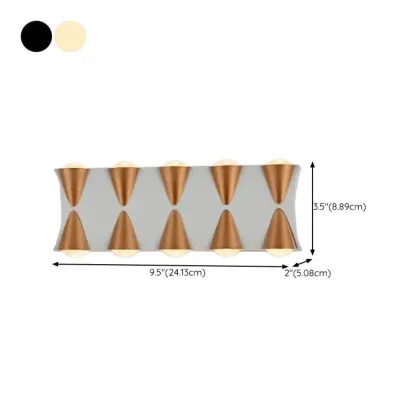 Multi-Light Metal Glass Charming Wall Sconce Image - 48