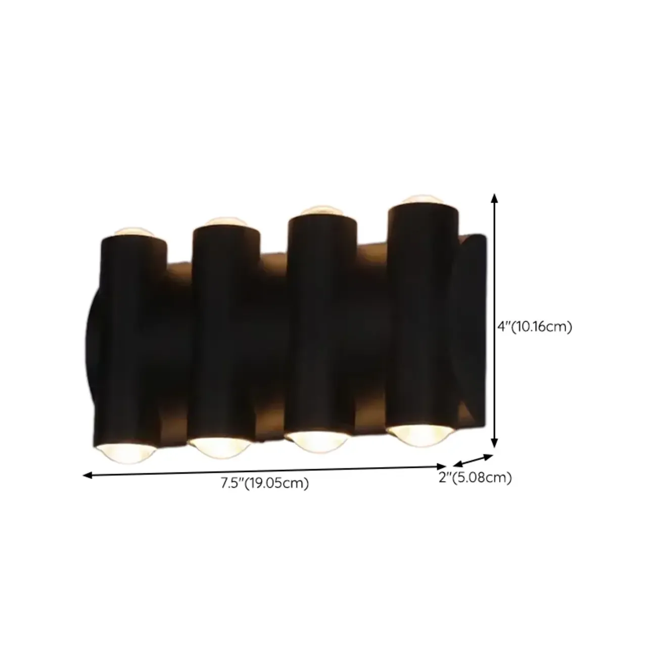 Multi-Light Metal Glass Charming Wall Sconce Image - 52