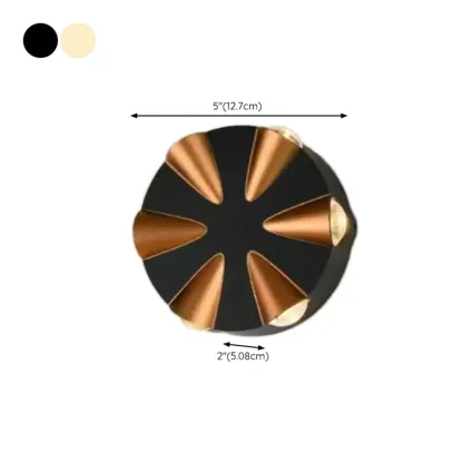 Multi-Light Metal Glass Charming Wall Sconce Image - 56