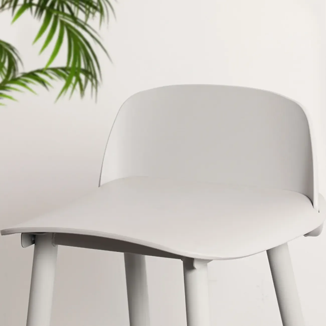 Contemporary Plastic Saddle Seat Low Back Bar Stools Image - 16