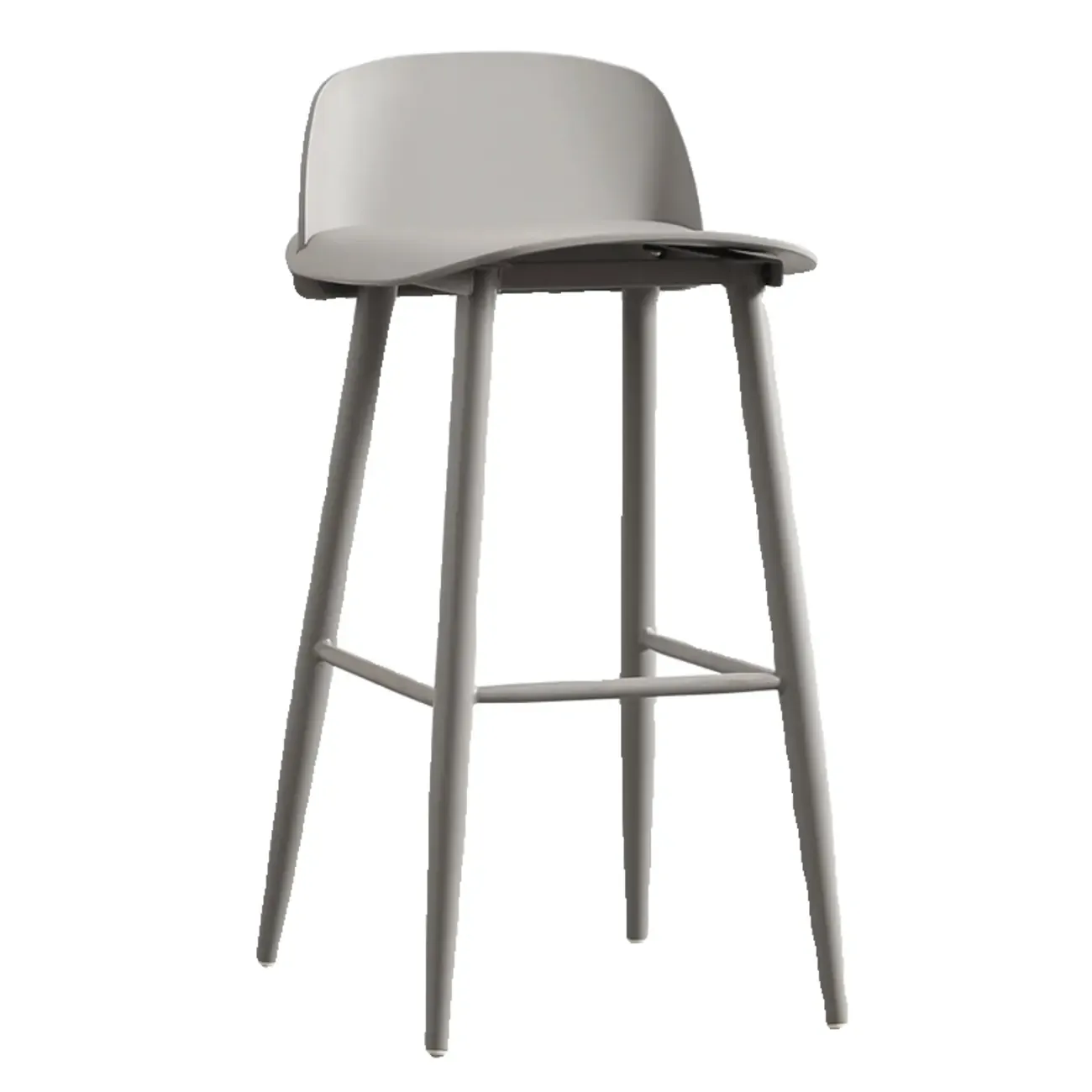 Contemporary Plastic Saddle Seat Low Back Bar Stools Image - 15