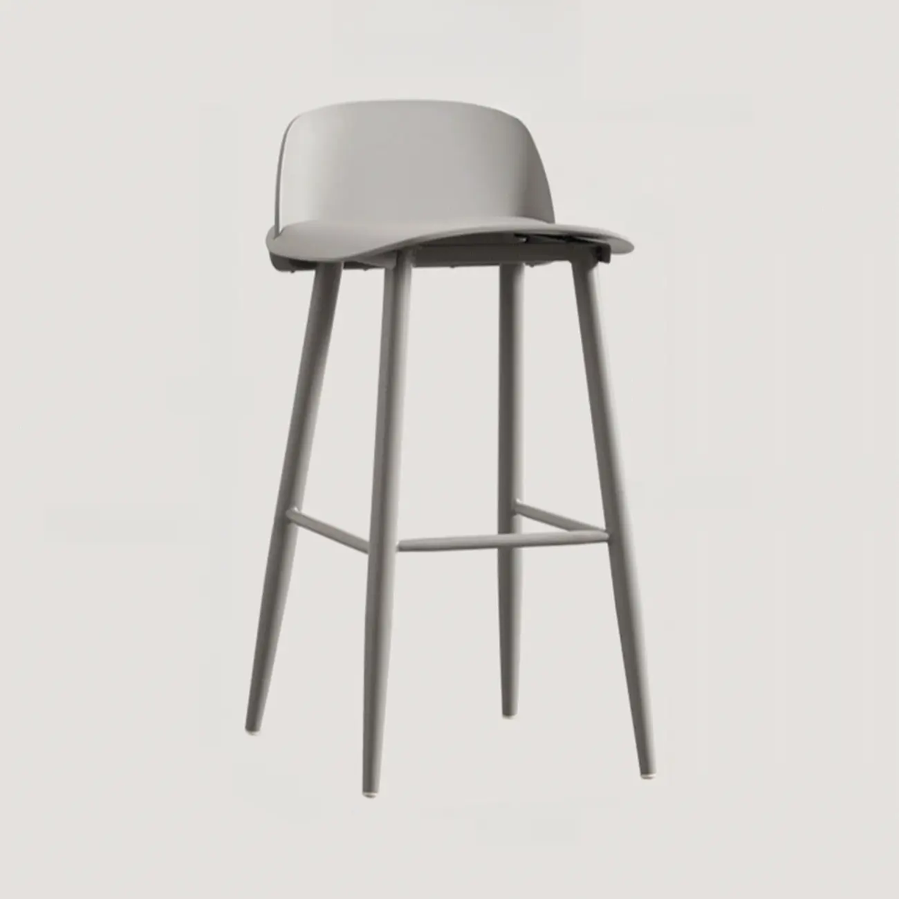 Contemporary Plastic Saddle Seat Low Back Bar Stools Image - 8 | homeyfad