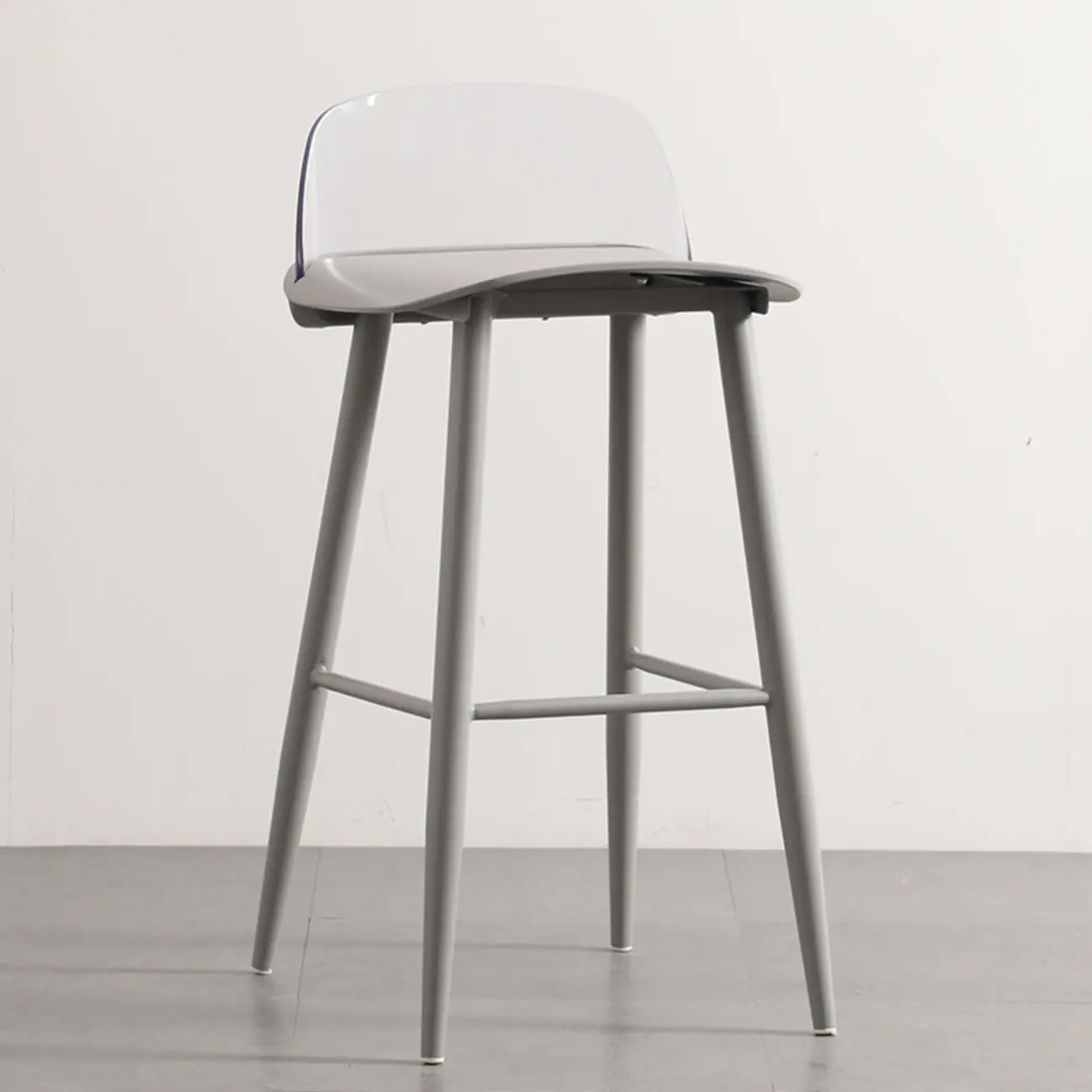 Contemporary Plastic Saddle Seat Low Back Bar Stools Image - 11 | homeyfad