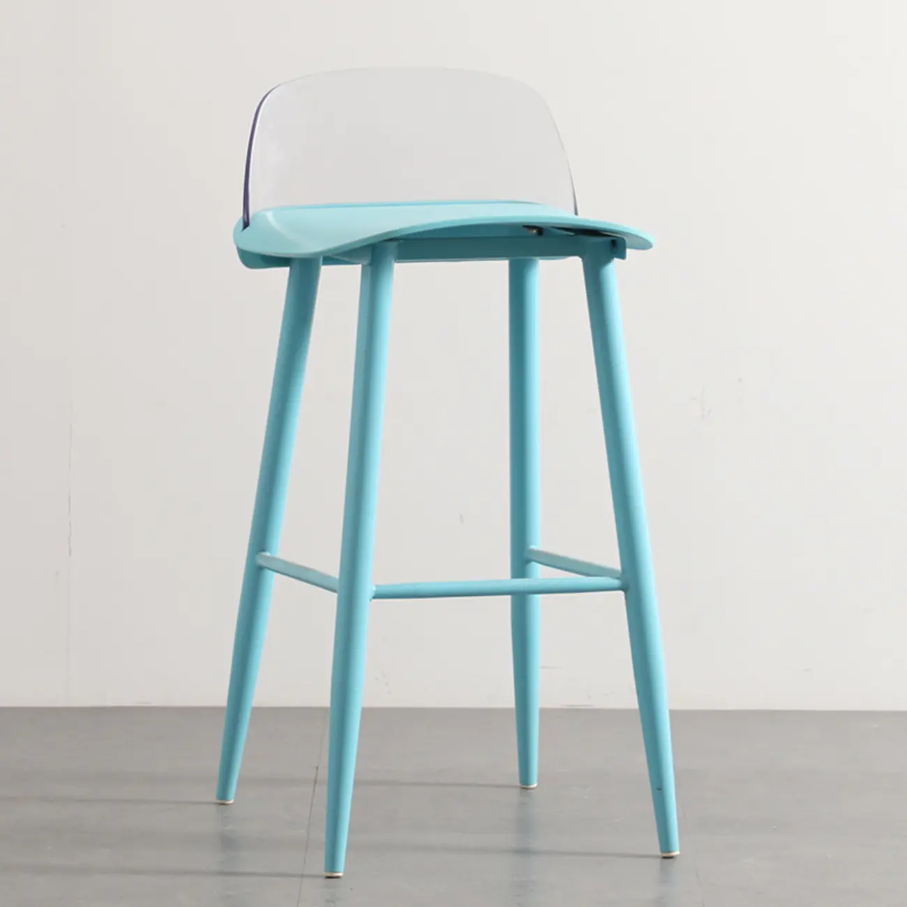 Contemporary Plastic Saddle Seat Low Back Bar Stools Image - 13 | homeyfad
