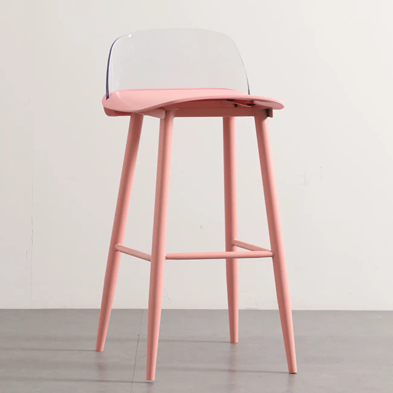 Contemporary Plastic Saddle Seat Low Back Bar Stools Image - 14 | homeyfad
