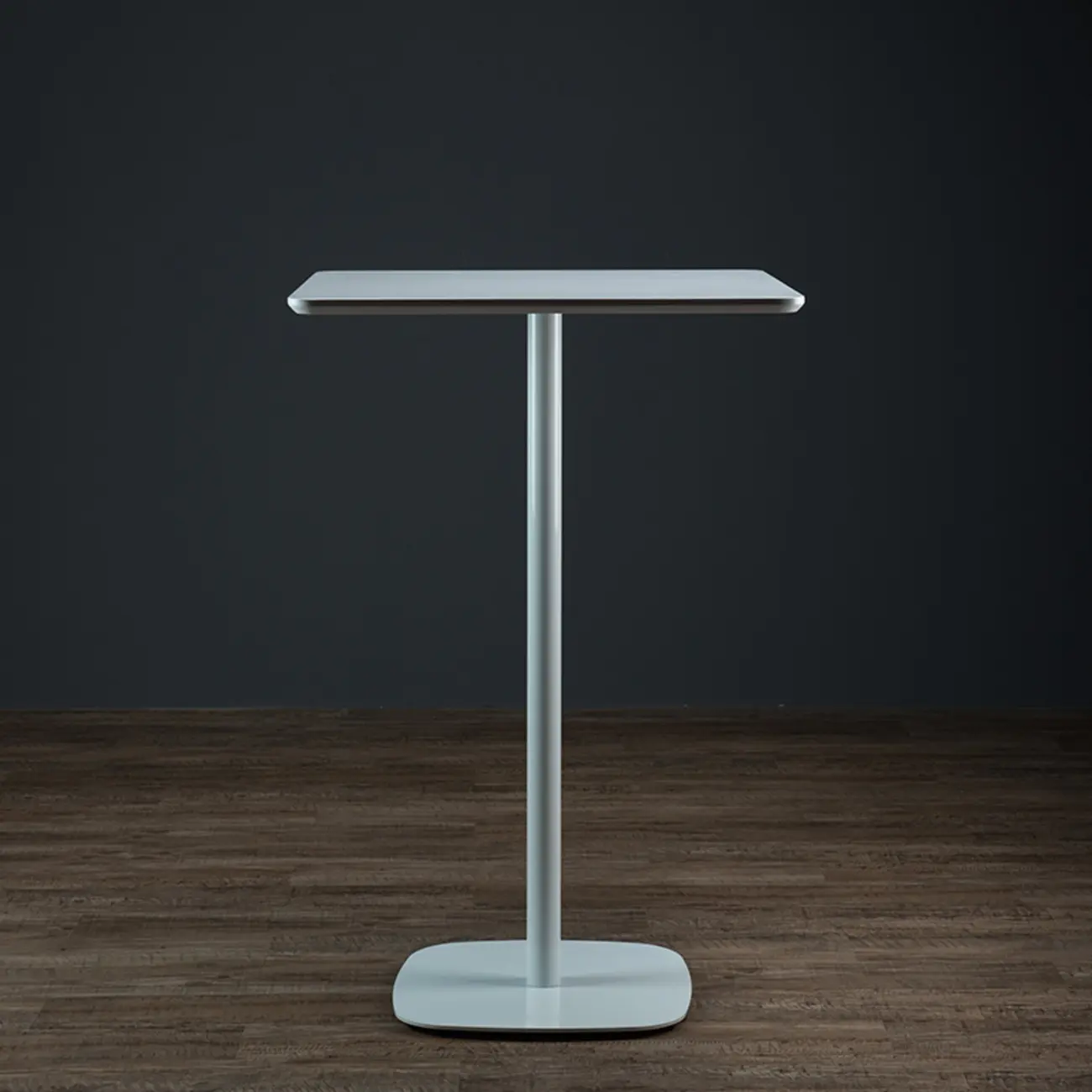 Modern Square Bar Table with Leg Support for Kitchens Image - 2 | homeyfad