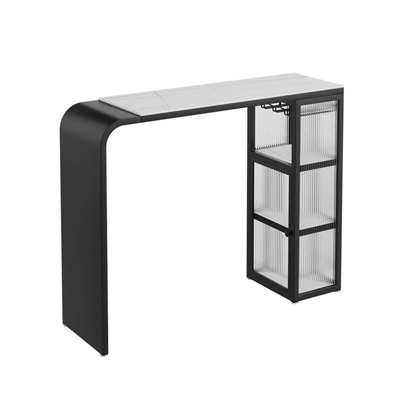 Modern Scratch Resistant Granite Top Pub Table for Kitchen Image - 5 | homeyfad