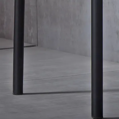 Saddle Leather Modern Ergonomic Low Back Bar Stool for Kitchen Image - 11