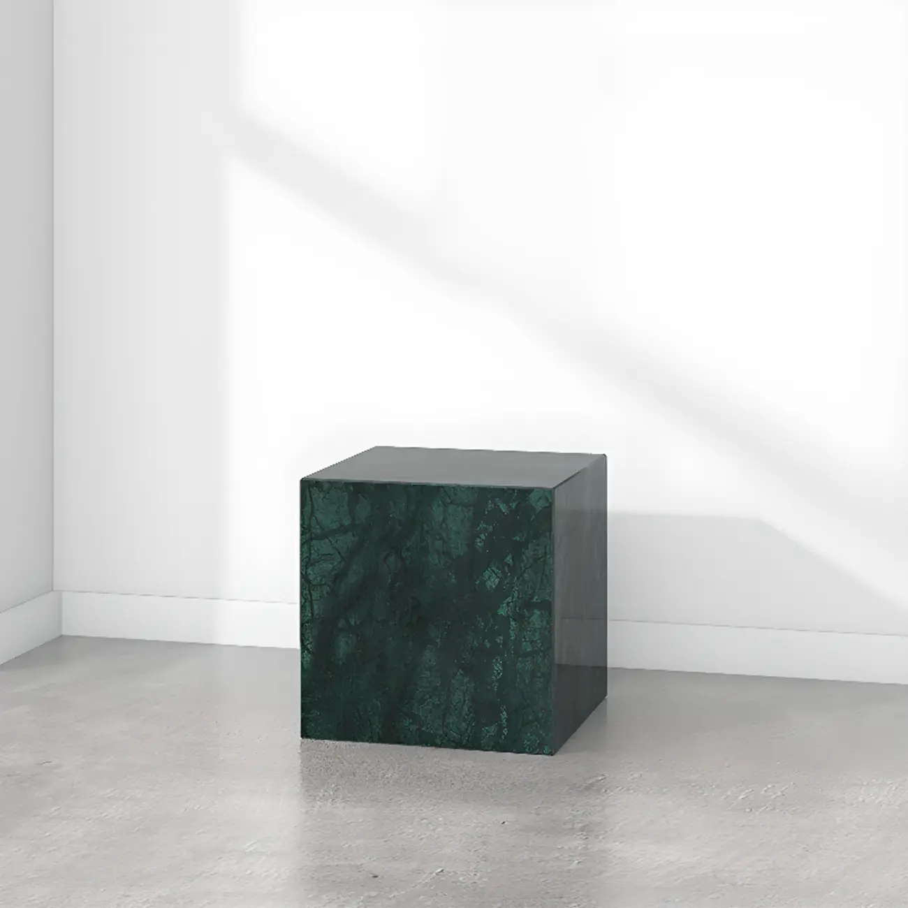 Minimalist Marble Square Block End Table Image - 17 | homeyfad